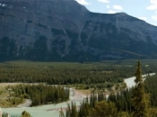 panorama hoodoos banff