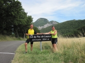 Bovenop de "Col du Paz de Lauzun"