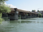 Houten brug bij Bad Säckingen