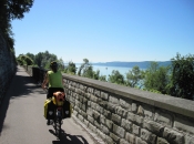 Fietspad langs de Bodensee