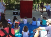 Poppenkast in Parque del Buen Retiro