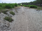 Fietspad buiten Carcans Plage