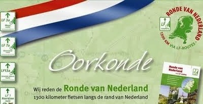 Oorkonde Ronde van Nederland