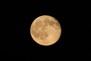 Volle Maan, 300mm, ISO100, F11, 1.4s