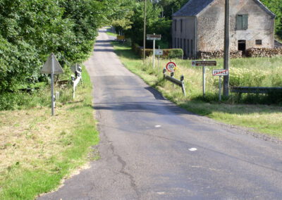 Grens met België en Frankrijk