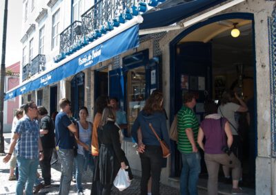 Wachtrij bij Pastéis de Belém