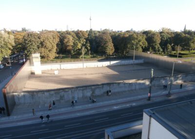 Uitzicht bij Berlijnse Muur