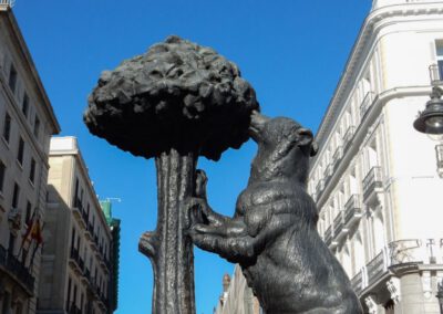 Beer en Meiboom op Puerta del Sol