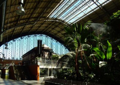 Tropische tuin in Madrid Puerta de Atocha