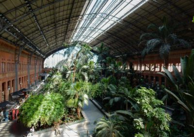 Tropische tuin in Madrid Puerta de Atocha