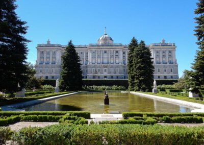 Achterkant Palacio Real de Madrid