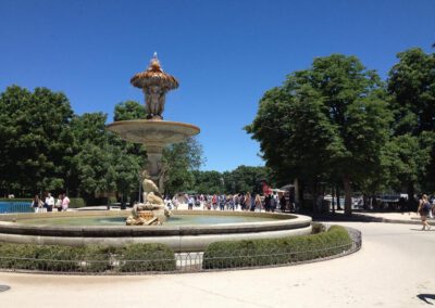 Fontein in Parque del Buen Retiro