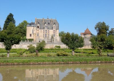 Uitzicht langs Canal de Nivernais