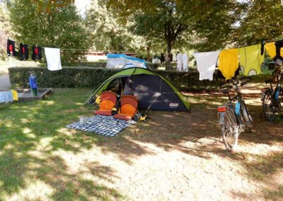 Op de camping in Dijon