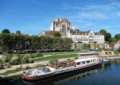 Uitzicht op Auxerre