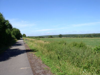 Uitzicht over de velden