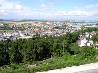 Uitzicht op Laon