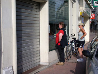 Wachten tot bakkertje opengaat