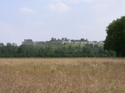 Uitzicht op Coucy-le-Chateau