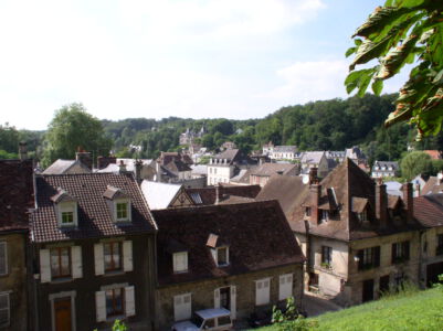 Uitzicht op Pierrefonds