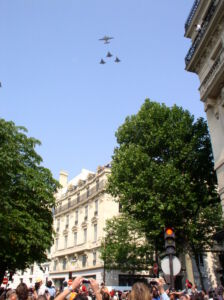 Vliegtuigen op 14 juli