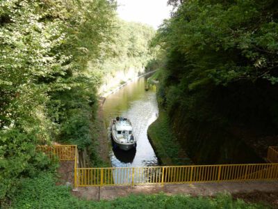 Toegang tot tunnel in Canal de Nivernais