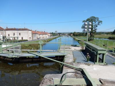 Sluisje aan het Canal du Centre