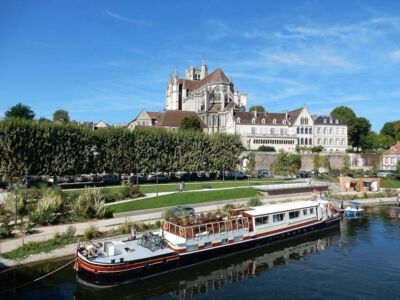 Uitzicht op Auxerre